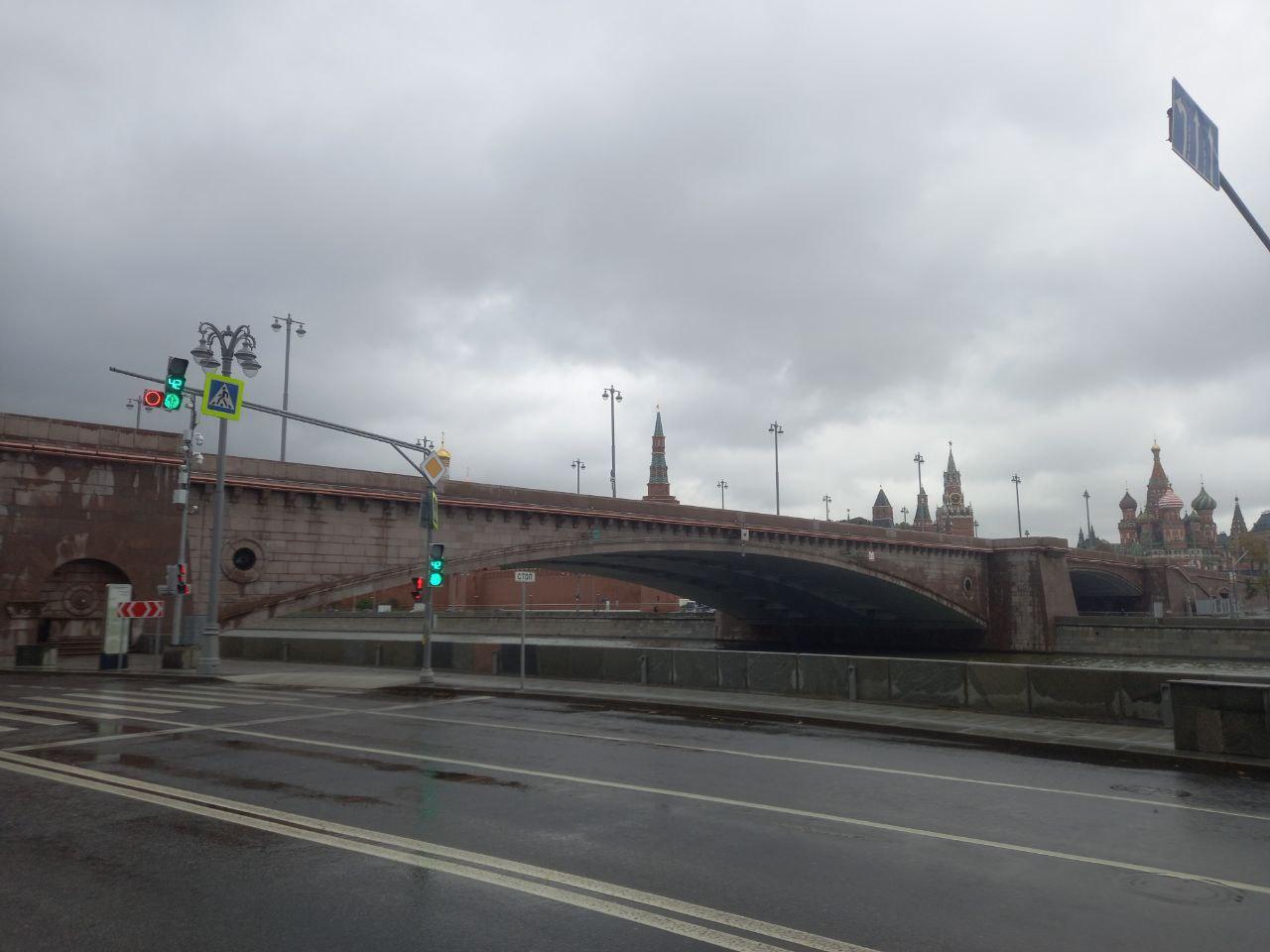 Большой Москворецкий мост с дополненной реальностью