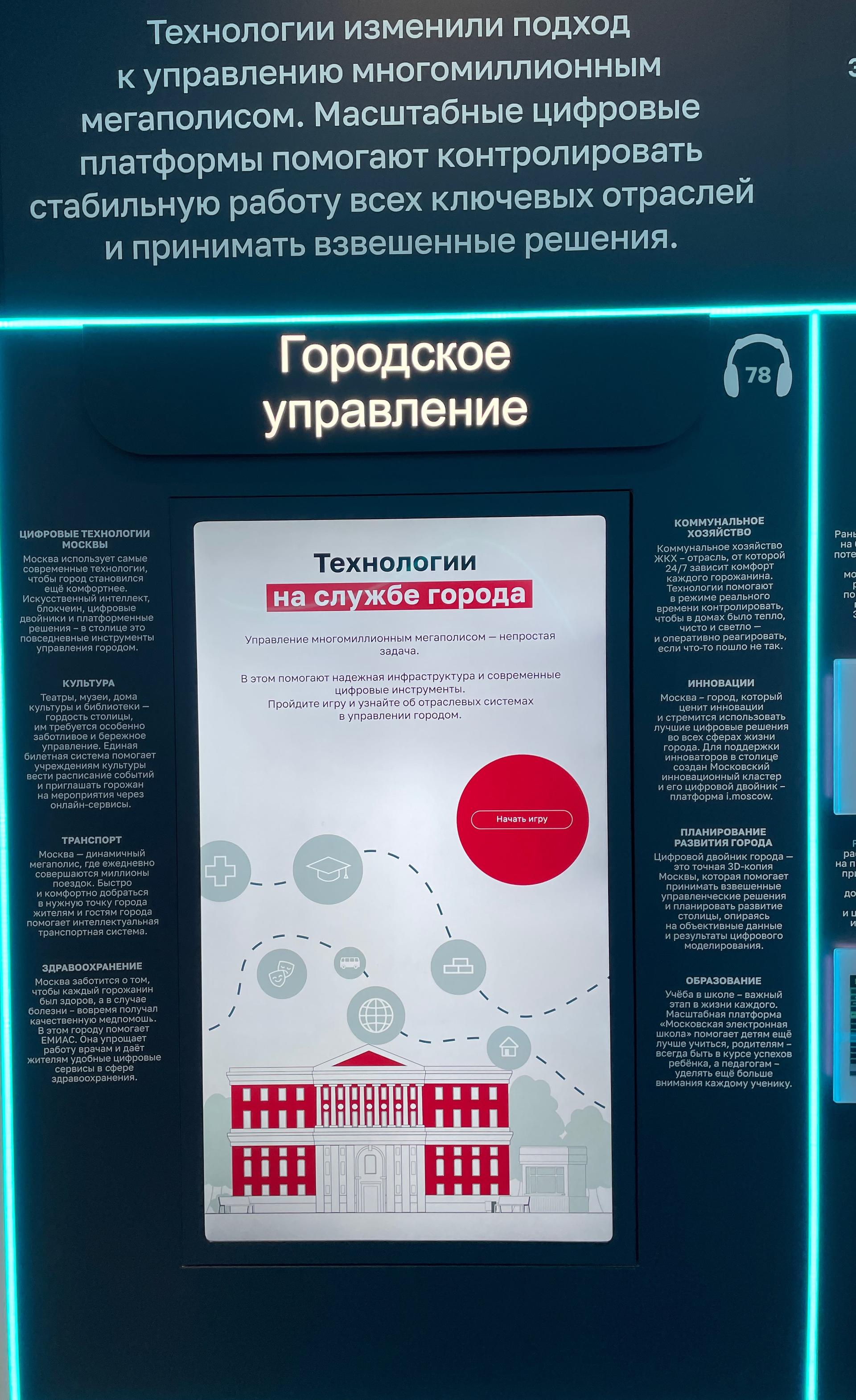 Сферы жизни Москвы. Городское управление