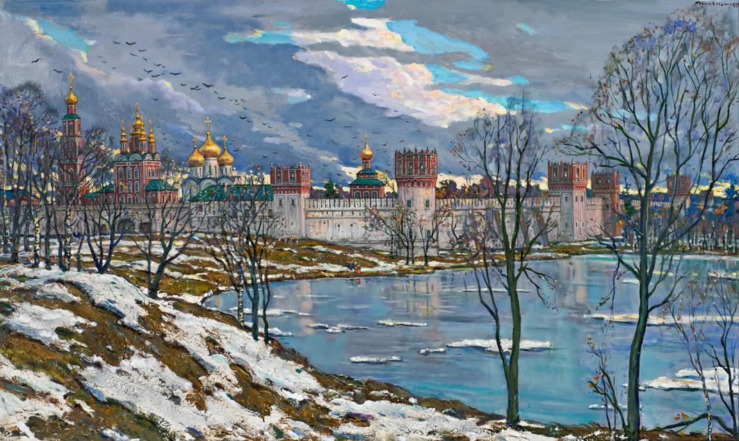 Новодевичий монастырь. И.С. Глазунов