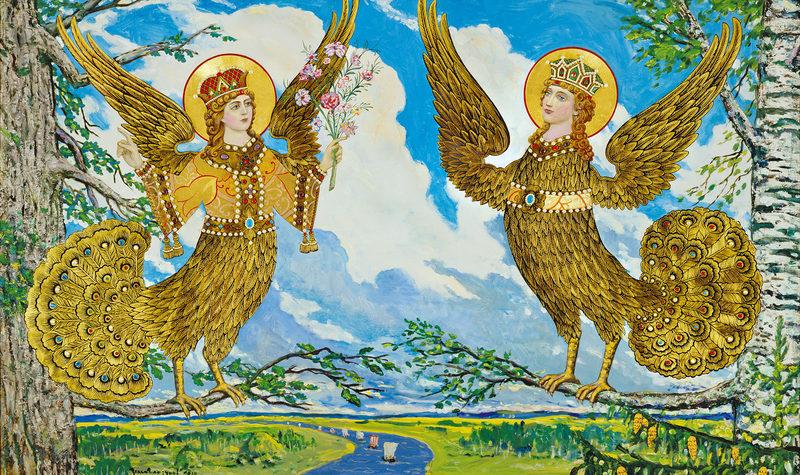 Райские птицы Древней Руси. И.С. Глазунов