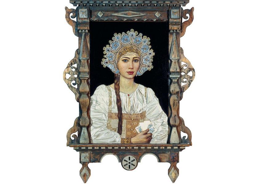 Русская красавица. И.С. Глазунов