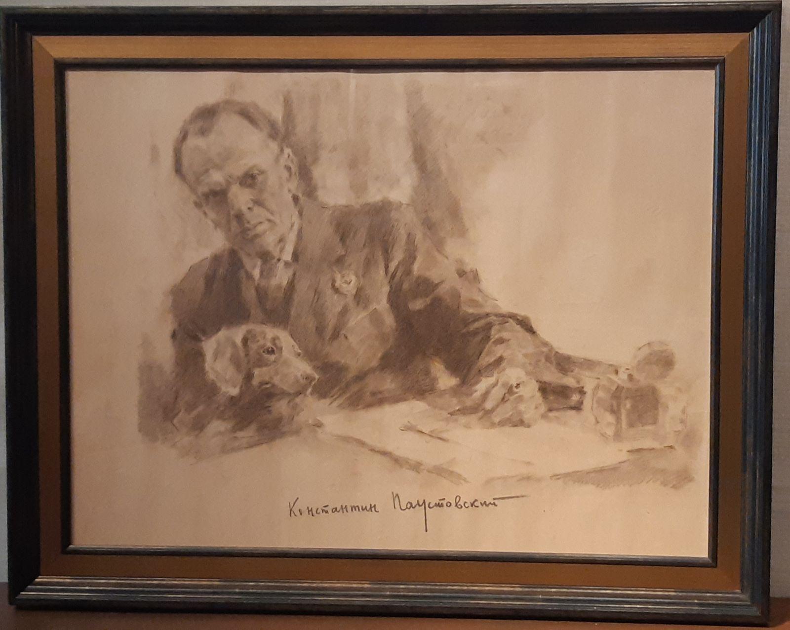 Анатолий Яр-Кравченко. Портрет Константина Паустовского. 1949 год.