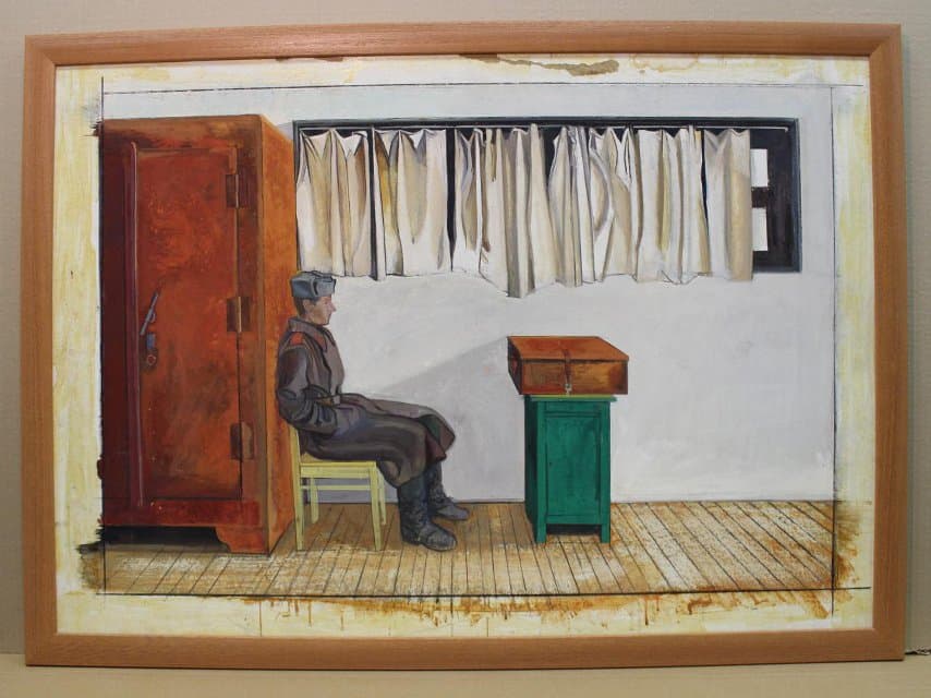 Серия «Советская армия». Дежурный. Басов Ю.В.