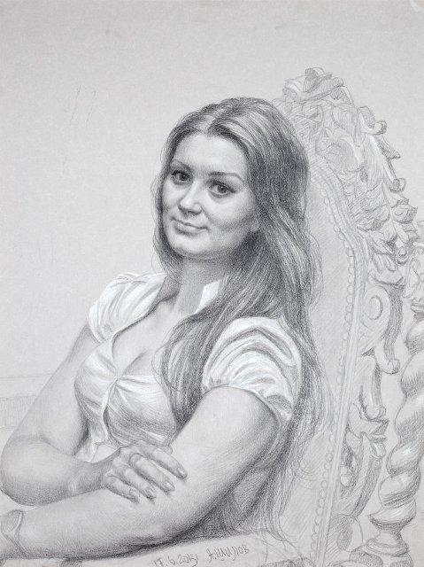 Рисунок. Даша. 2013 г. Шилов А.М.