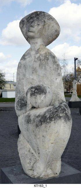 Скульптура "Девушка с шариком". 2002 г. Баженов Д.Г.