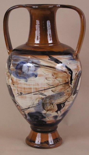 Ваза декоративная. "Созвездие Пегаса" 1985 г. Орехова В.П.