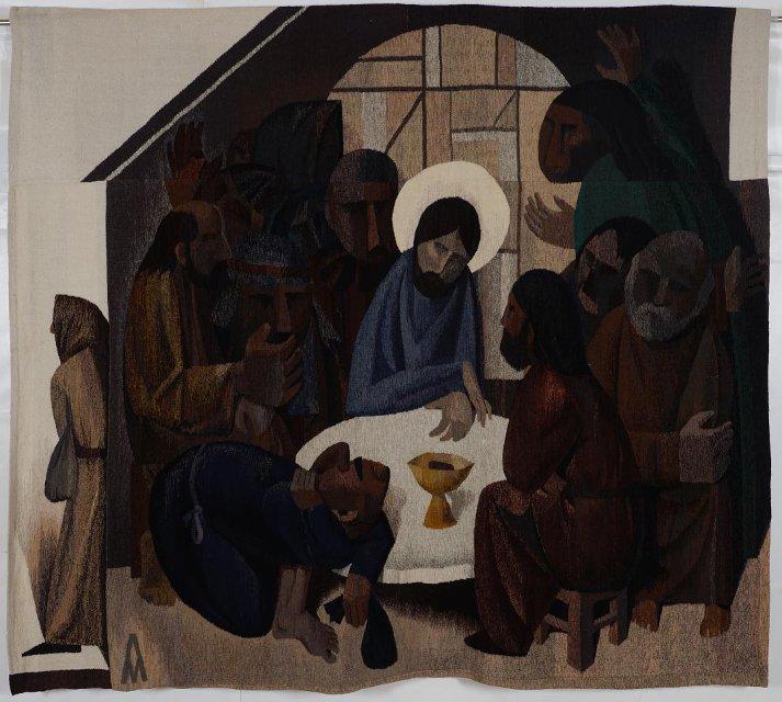 Гобелен. "Тайная вечеря" 1990 г. Мадекин А.И.