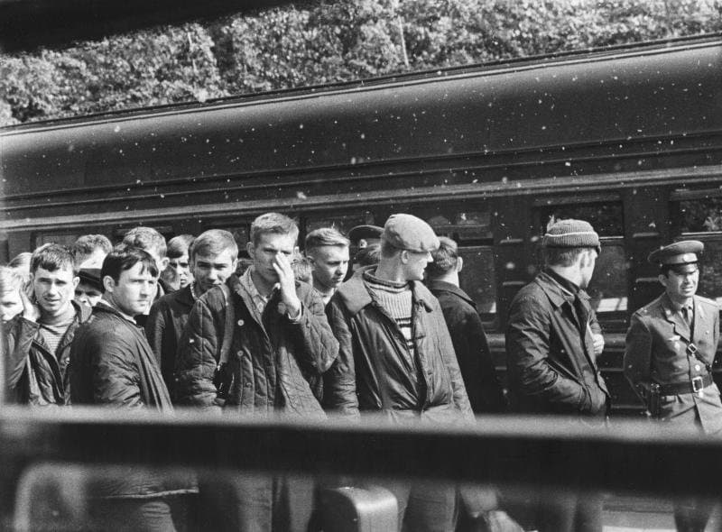 Цифровая фотография. Новобранцы. 1972 г. Дашевский М.А.