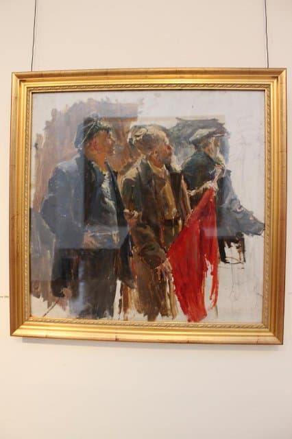 Ленин на Красной площади. Этюд к картине. 1956. Налбандян Д.А.