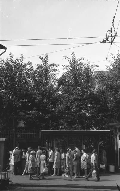 Негатив. Улица Сретенка. 1969 г. Дашевский М.А.