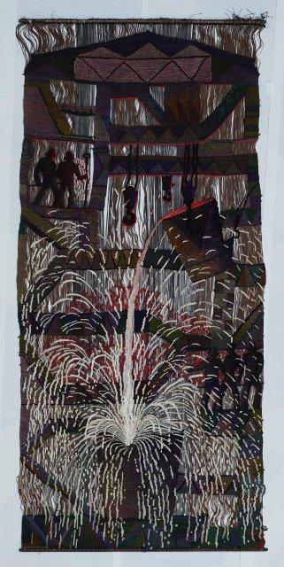 Гобелен. "Прометеи XX века" 1976 г. Еремеева Н.З.