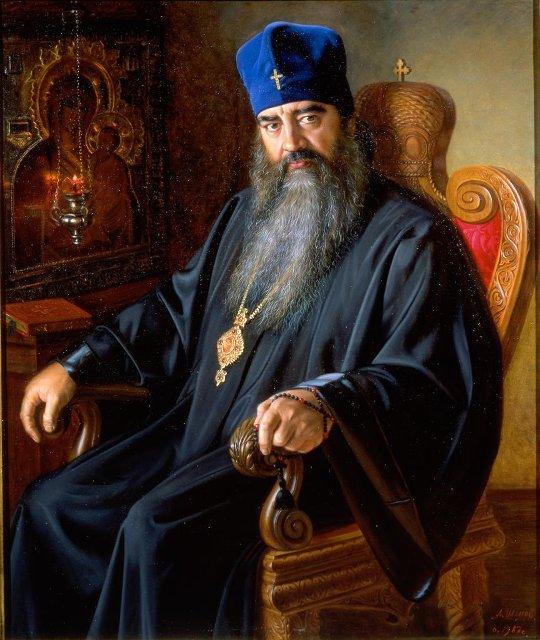 Картина. Митрополит Филарет. 1987 г. Шилов А.М.