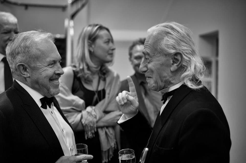 Фотография. Black tie. Андрей Макаревич и Сева Новгородцев. 2015. Верещагин И.Е.