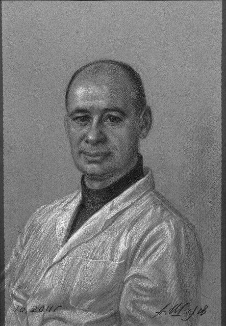 Рисунок. Профессор Курбатов Д.Г. 2011 г. Шилов А.М.