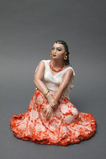 Артистка театра «Ромэн» Н.К. Михайлова («Земфира»). 1949. Бржезицкая А.Д.