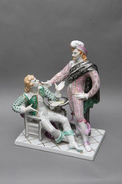 Скульптурная группа "Народный артист СССР М.И. Царёв в роли Дона Цезаря де Базана в «Рюи Блаз»" 1973. Бржезицкая А.Д.