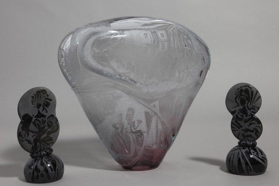 Декоративная композиция «Кусково». 1995. Шушканова Т.Д.