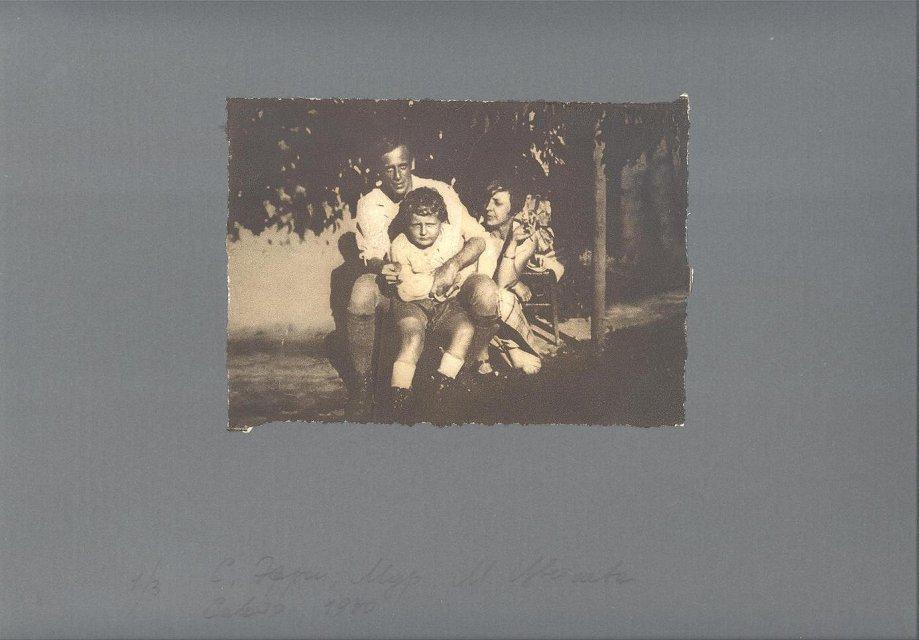 Офорт. С. Эфрон, Мур, М. Цветаева. Савойя, 1930. 2010-е гг. Ланшакова С.В.