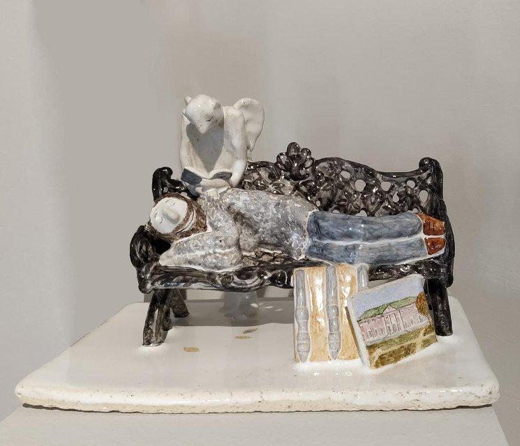 Скульптурная группа «Сон». 2019. Шлычков В.В., Малявина Е.В.