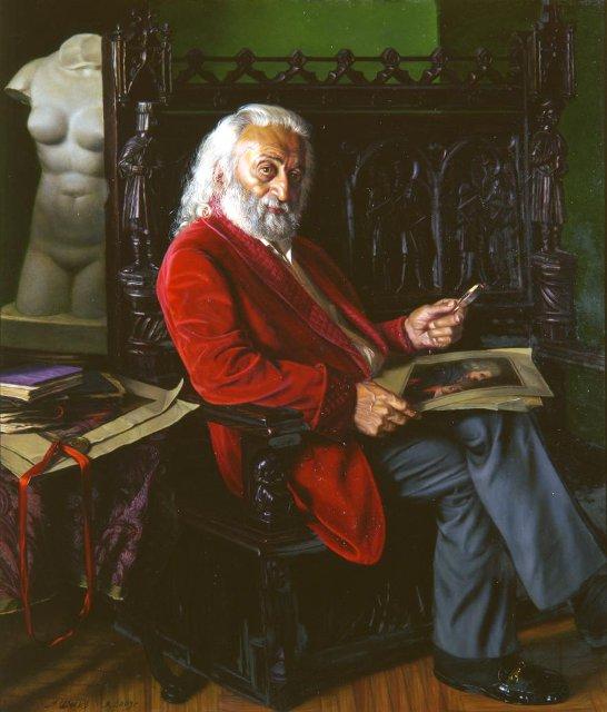 Картина. Любитель старины. 2009 г. Шилов А.М.