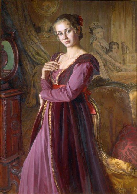 Картина. Маша Петренко. 2003 г. Шилов А.М.