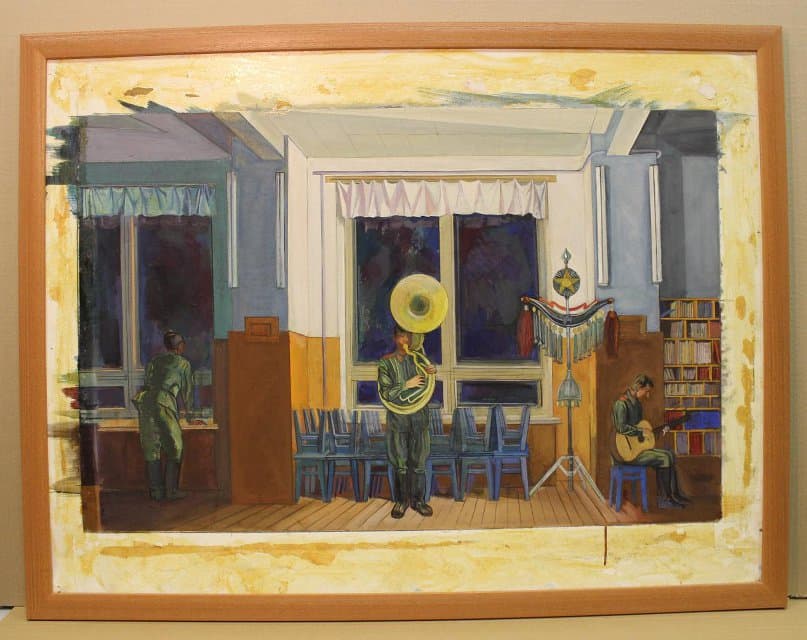 Серия «Советская армия». Вечером в репетиционной студии. Басов Ю.В.