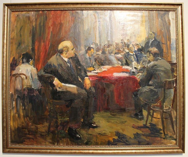 В.И.Ленин на Третьем конгрессе Коминтерна. Эскиз. 1988. Налбандян Д.А.