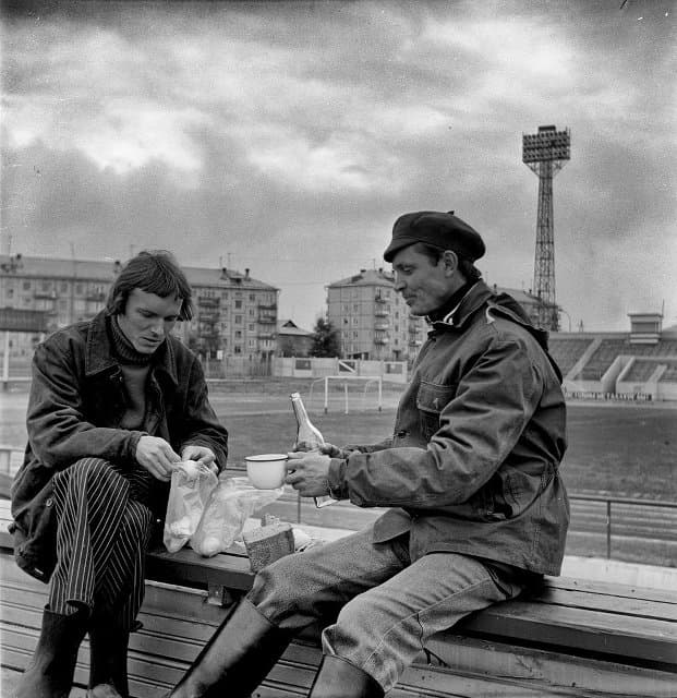 Фотография. Стадион Металлург. 1980. Верещагин И.Е.