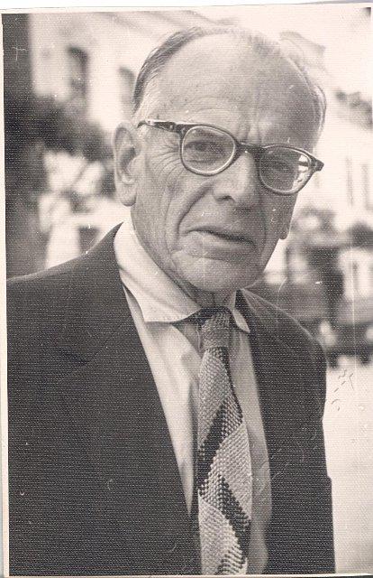 Фотография ч/б. К.Г. Паустовский, погрудный портрет. 1960-е гг. Подлинник. 1960-е гг. Левита Р.Я.