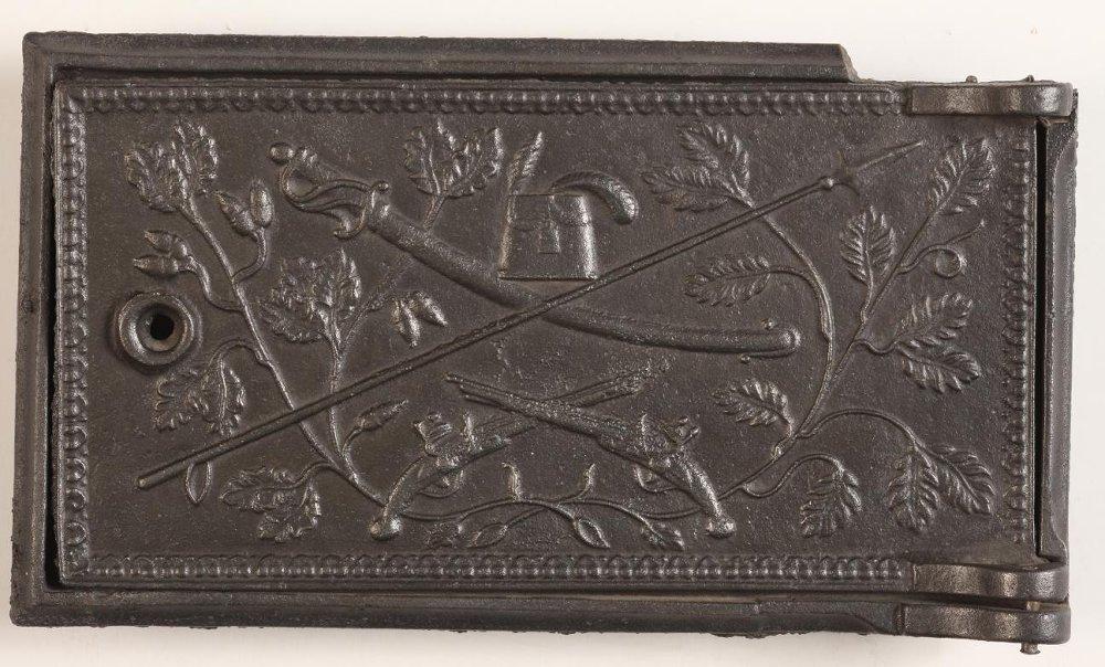 Дверца печная (вьюшечная). XIX в., конец