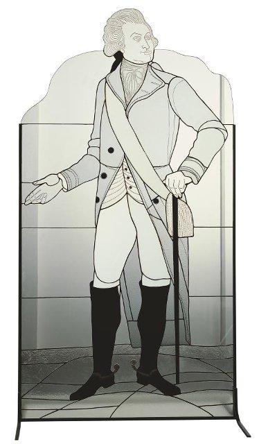 Фигура из стекла. "Князь Григорий Потёмкин-Таврический" 1999 г. Савельева Л.И.