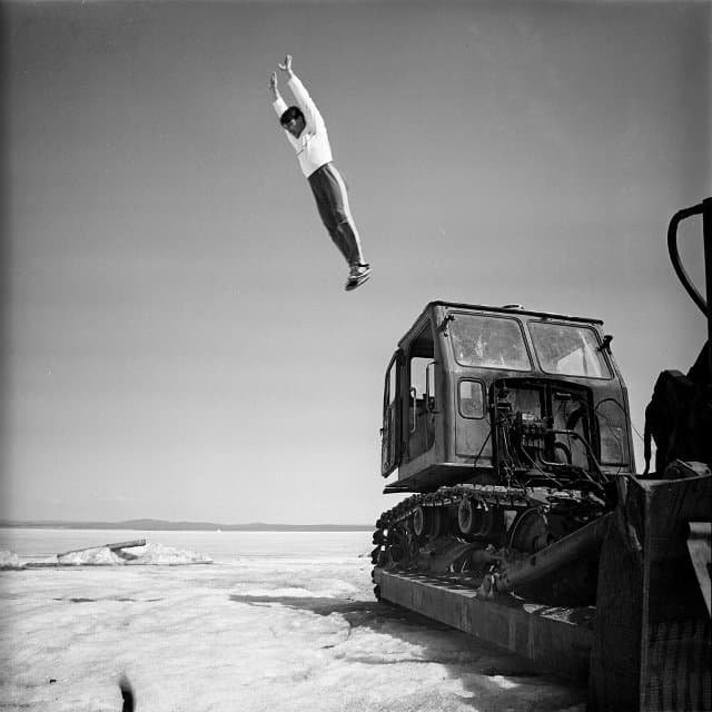 Фотография. Весна. Братское море. 1983. Верещагин И.Е.