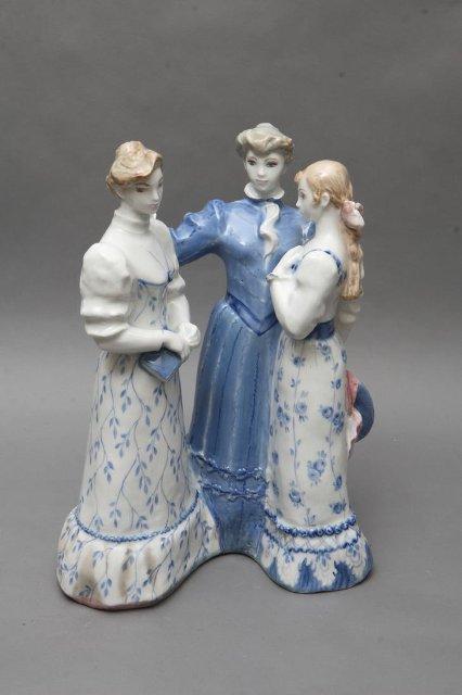 Скульптурная композиция «Три сестры». 1978. Гатилова Е.И.