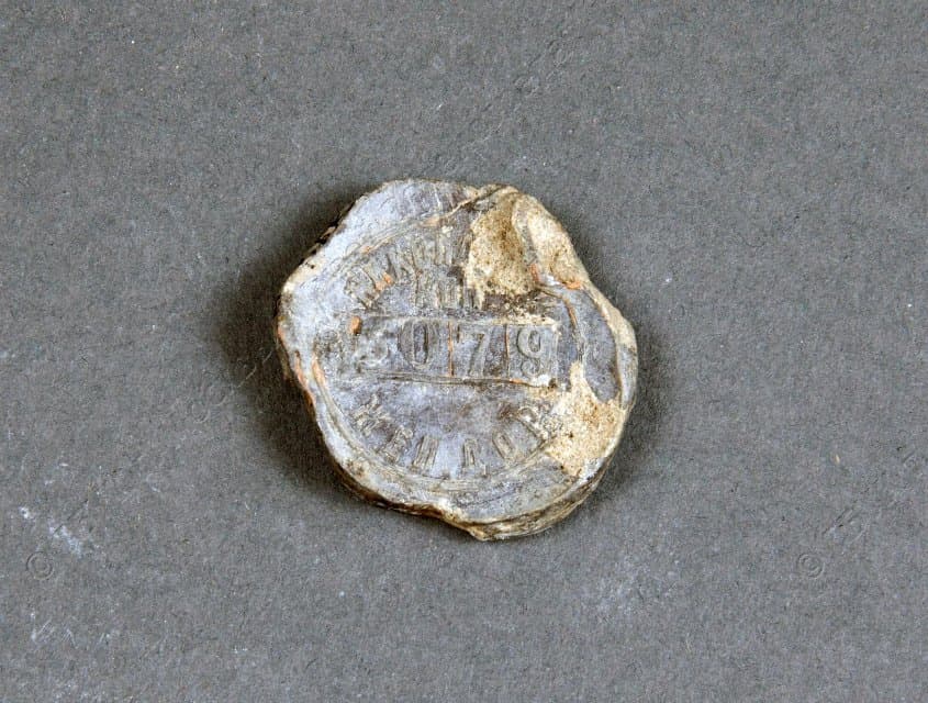 Пломба Николаевской железной дороги "Крюково", от 21 ноября 1907 г. 1907