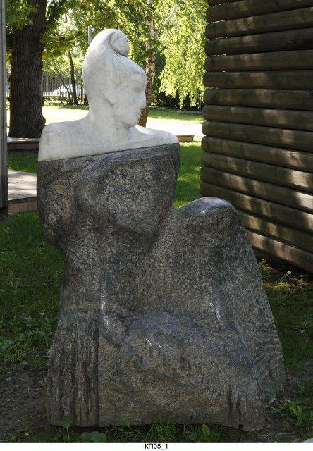 Скульптура "Черная шаль". 1999 г. Черноглазов И.А.