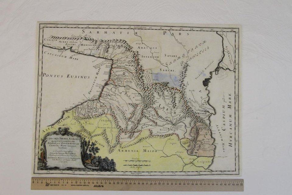 Карта Колхиса, Иберии, Албании. (1667)