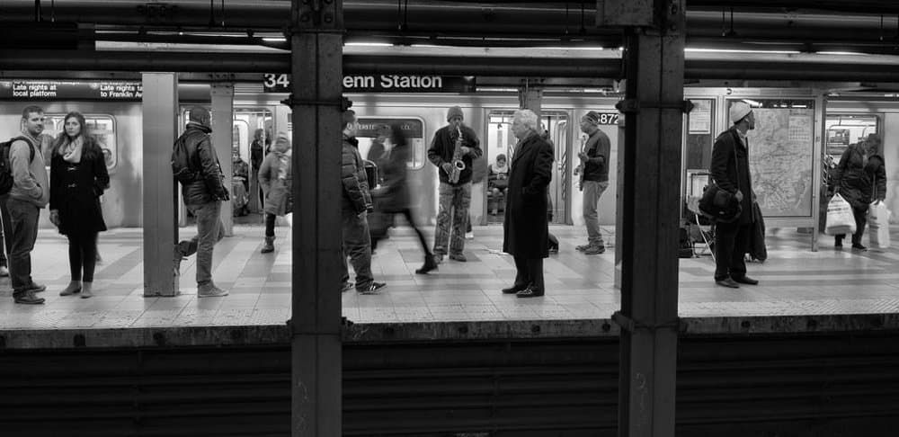 Фотография. Станция метро «57-я улица». 1997. Верещагин И.Е.