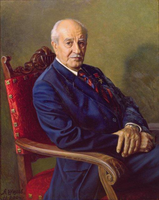 Картина. Герой Советского Союза разведчик Г.А.Вартанян. 2004 г. Шилов А.М.