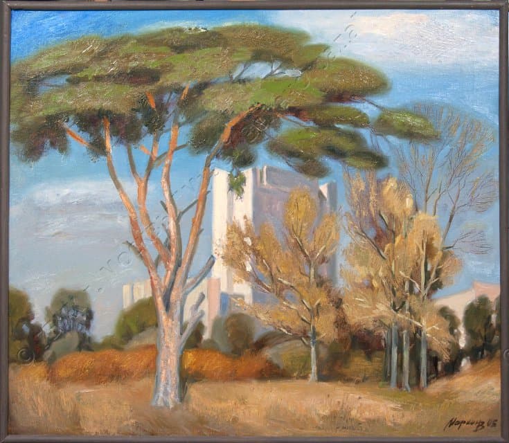 Картина. "Сосна в Савёлках" 2005 г. Маркин В.И.