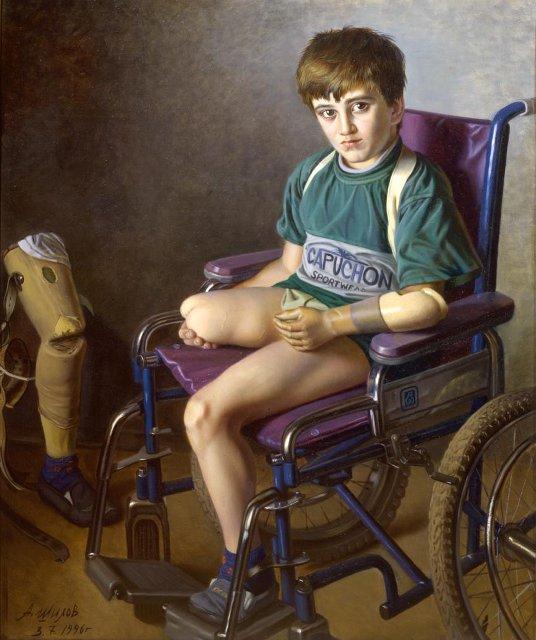 Картина. Чечня. Алихан. 1996 г. Шилов А.М.