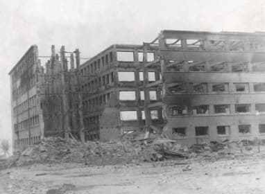 Зал № 1. Фотографии разрушенного фашистами Смоленска. 1941 г.