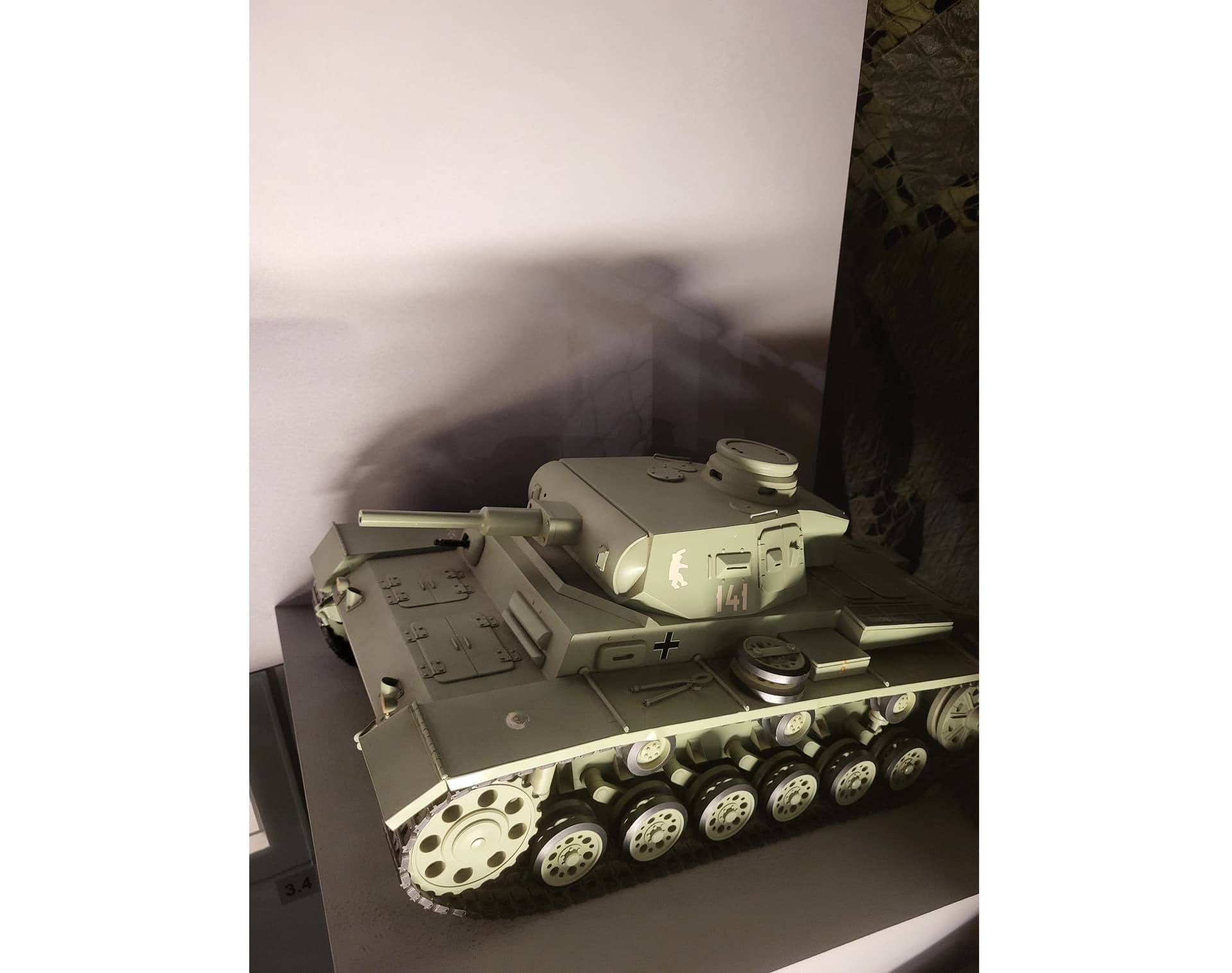 Зал № 3. Макет «Немецкий танк Pz.III Ausf.G»