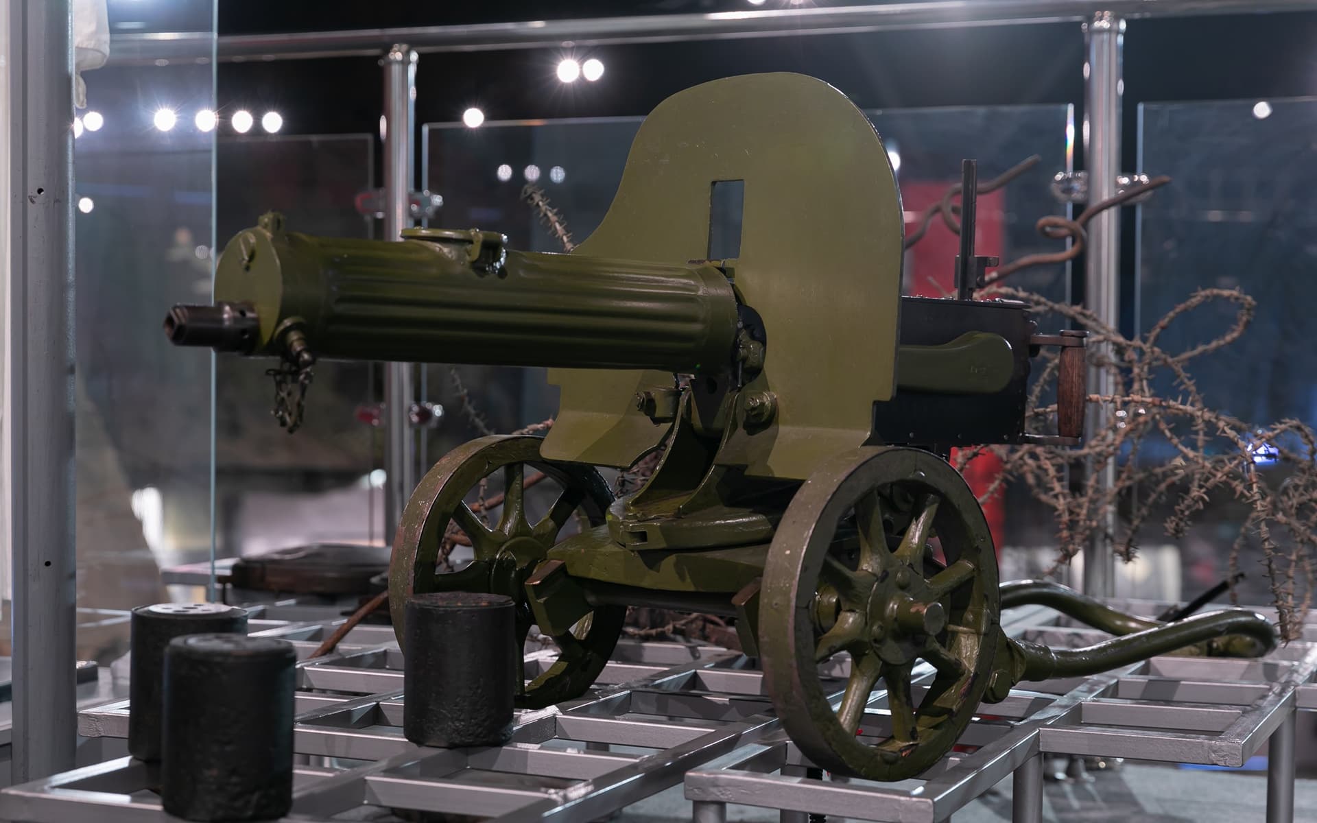 Зал № 4. Пулемет станковый «Максим»