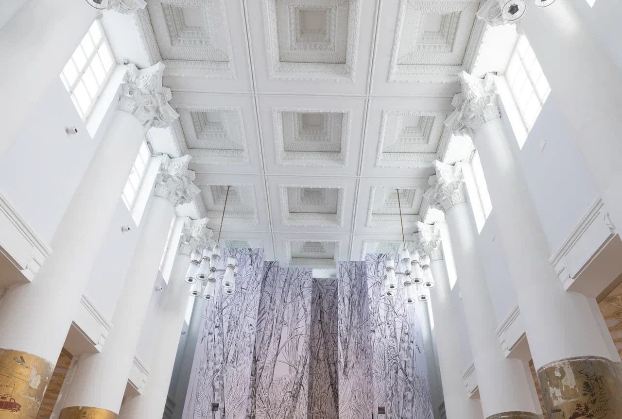 Архитектурные особенности интерьера павильона