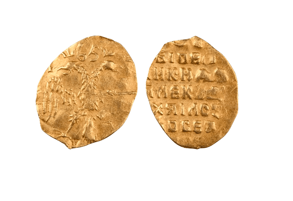 Золотая наградная монета 1654 года