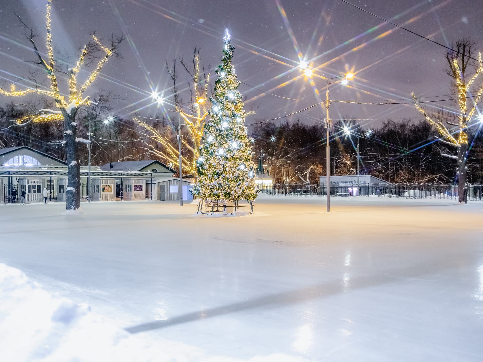 Каток в Измайловском парке