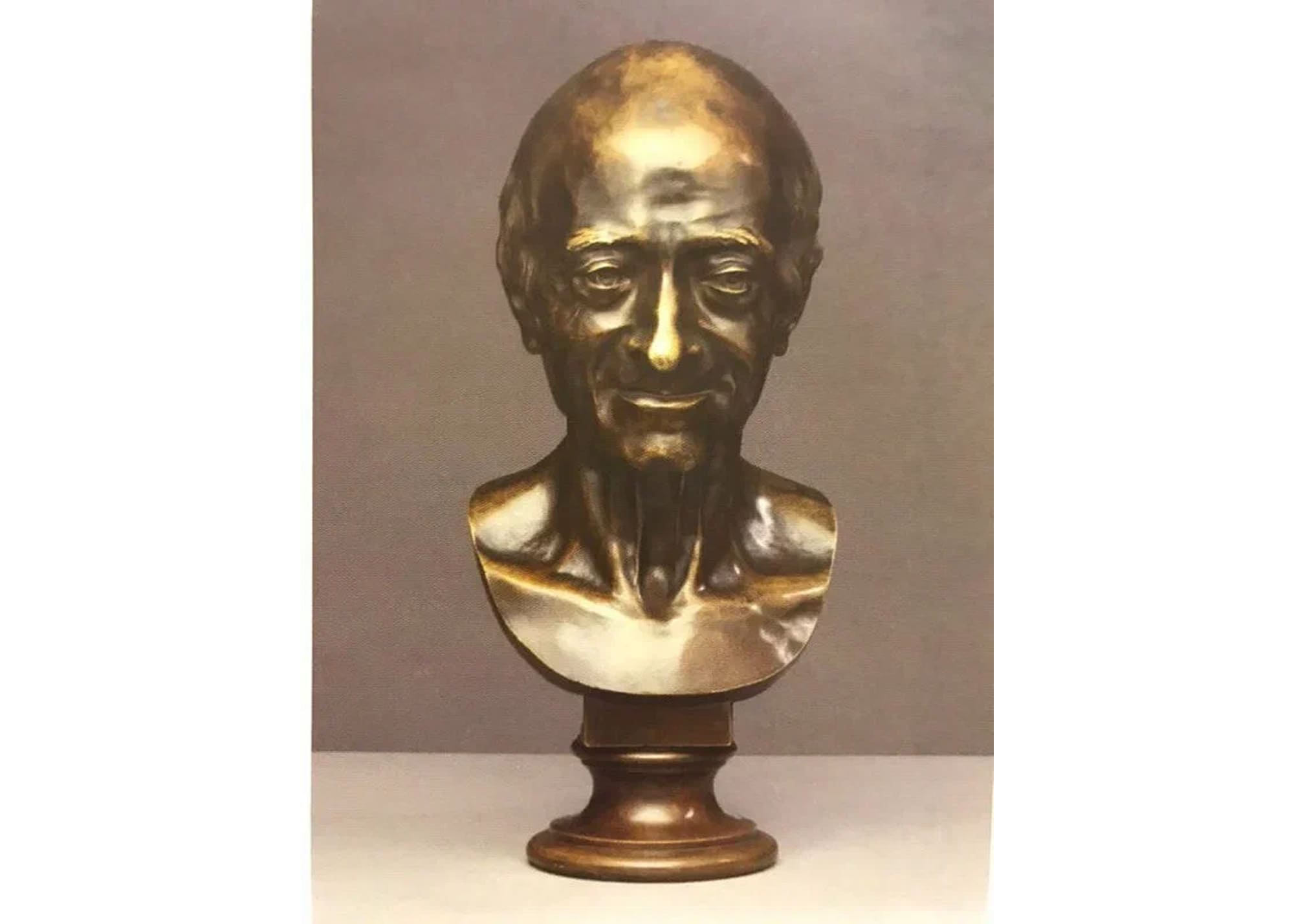 Ф.-М. А. Вольтер (1694 – 1778)
Бюст. По модели Ж.-А. Гудона XIX в.
