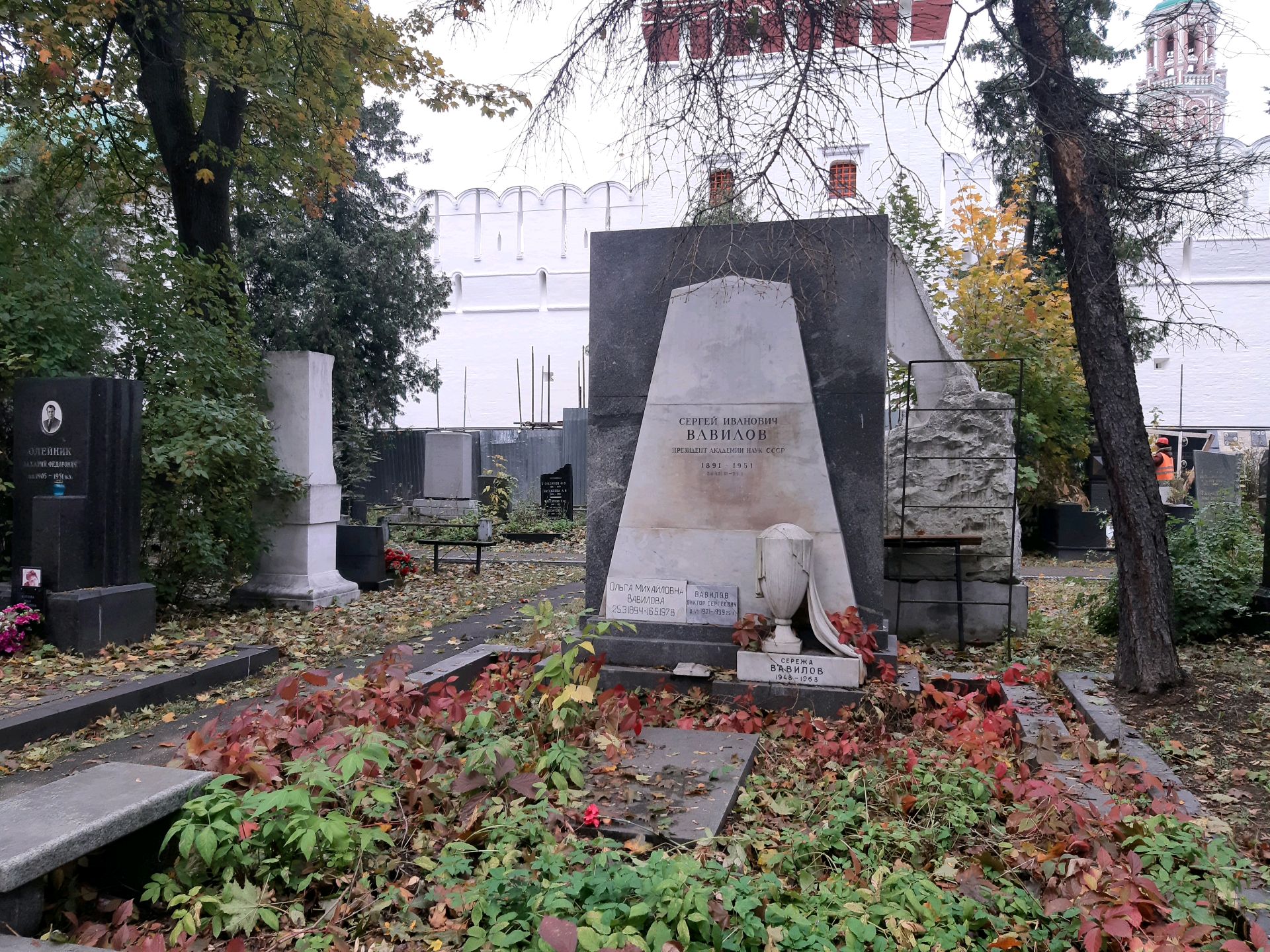 Могила Вавилова Сергея Ивановича (1891-1951)