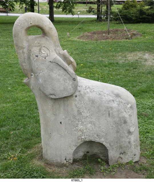 Скульптура "Слоник". 2008 г. Исакина И.А.