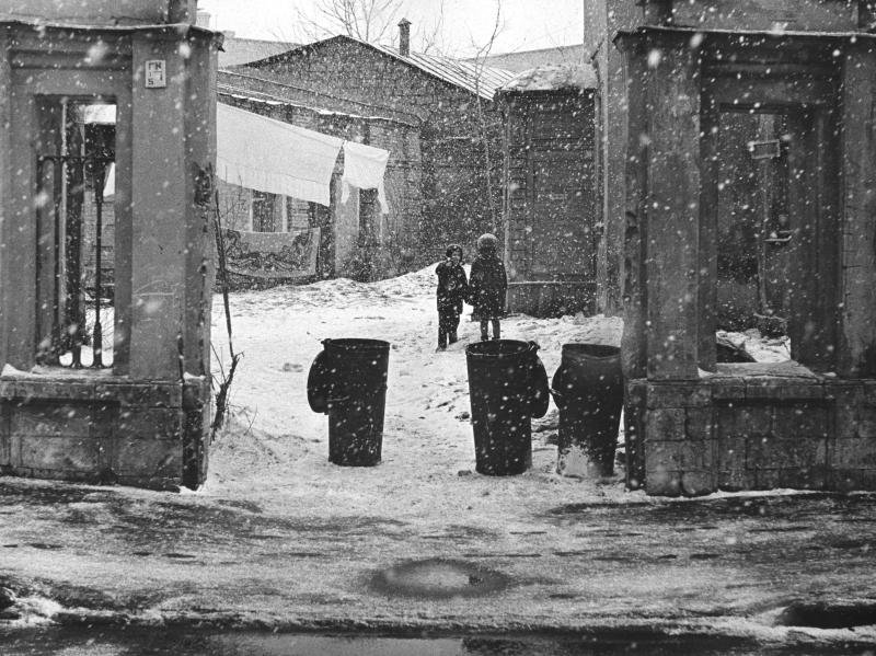 Цифровая фотография. Арбатский переулок. 1960-е гг. Дашевский М.А.